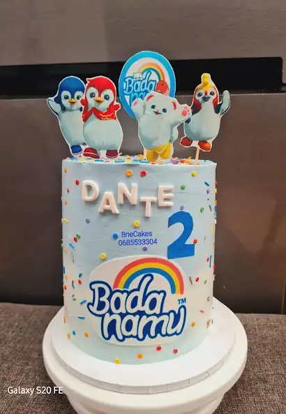 Badanamu themed second birthday cake by Brie Cakes